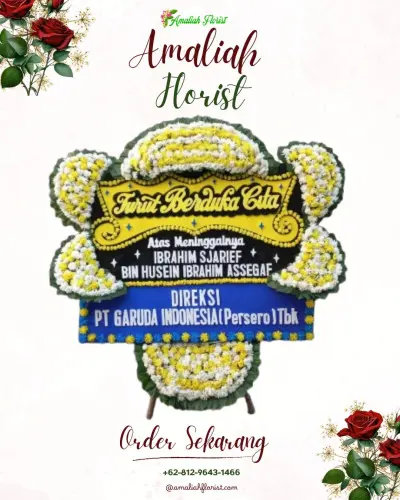 Papan Bunga Duka di Bogares Kidul